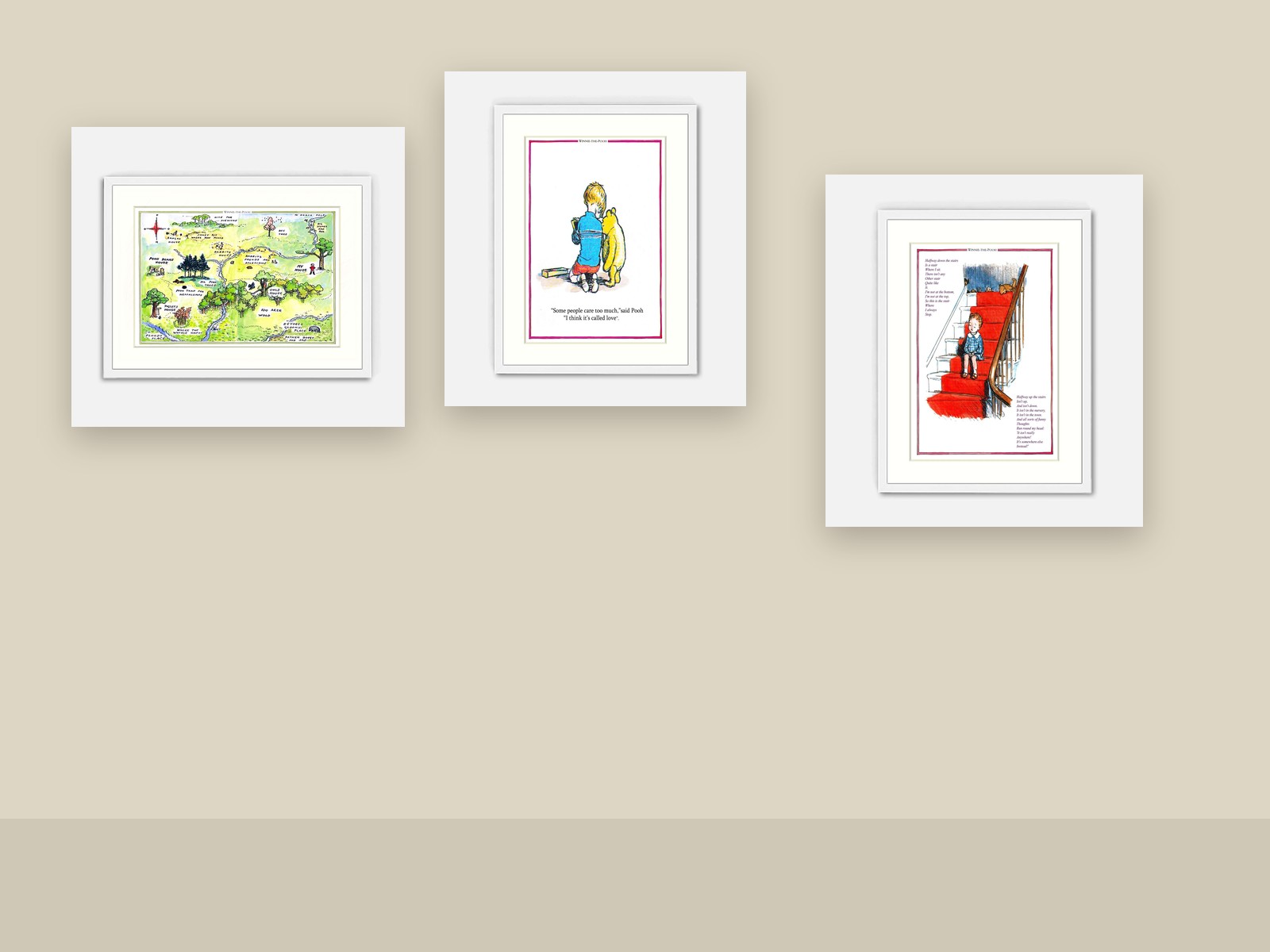 Vintage classic nursery gallery wall