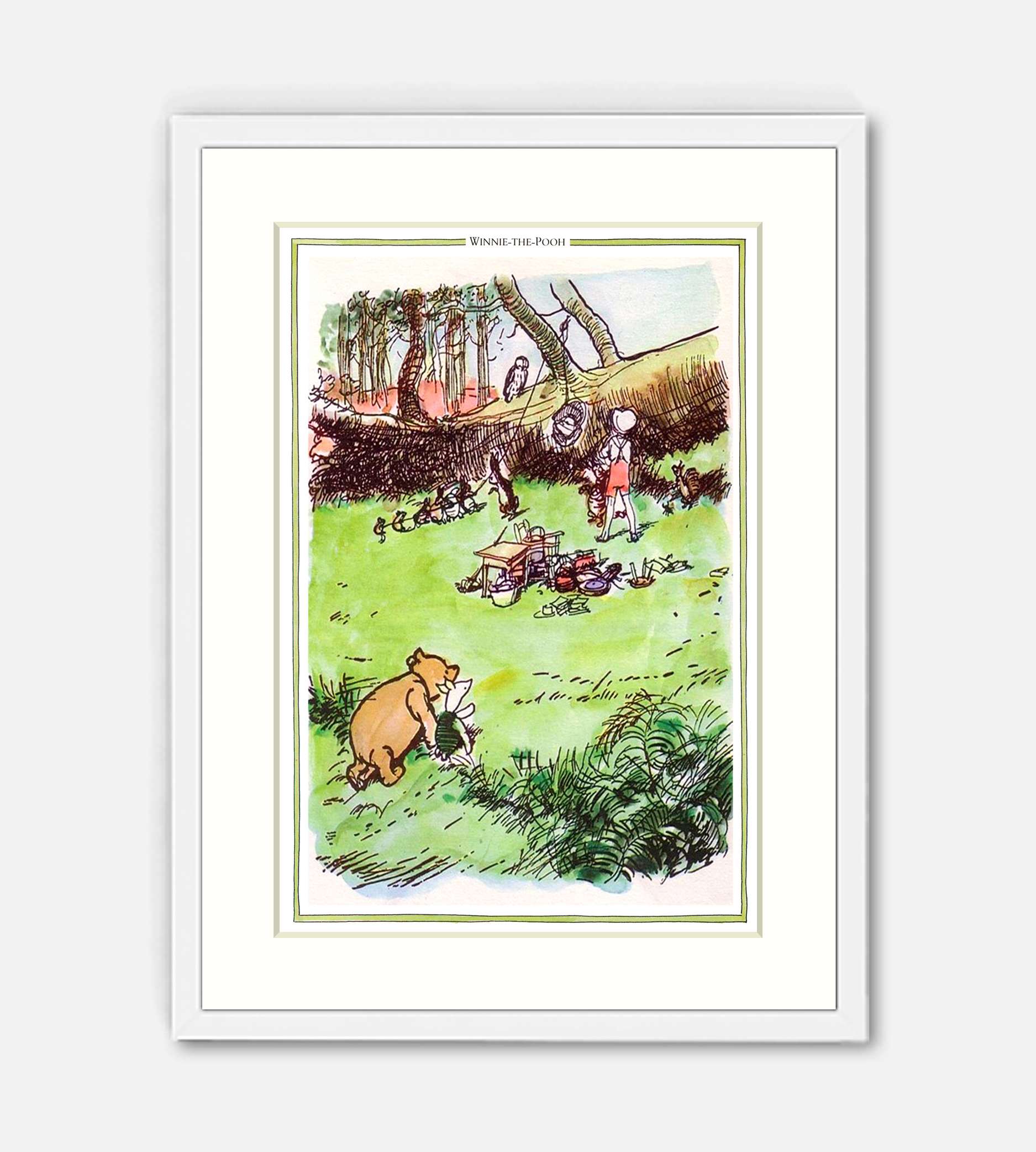 Pooh & Piglet Look On